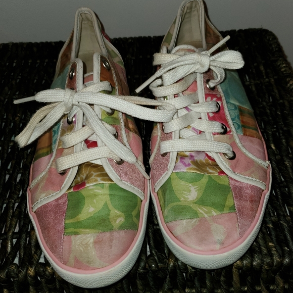 Coach Dawnell patchwork size 7 1/2 m shoes - Picture 1 of 11